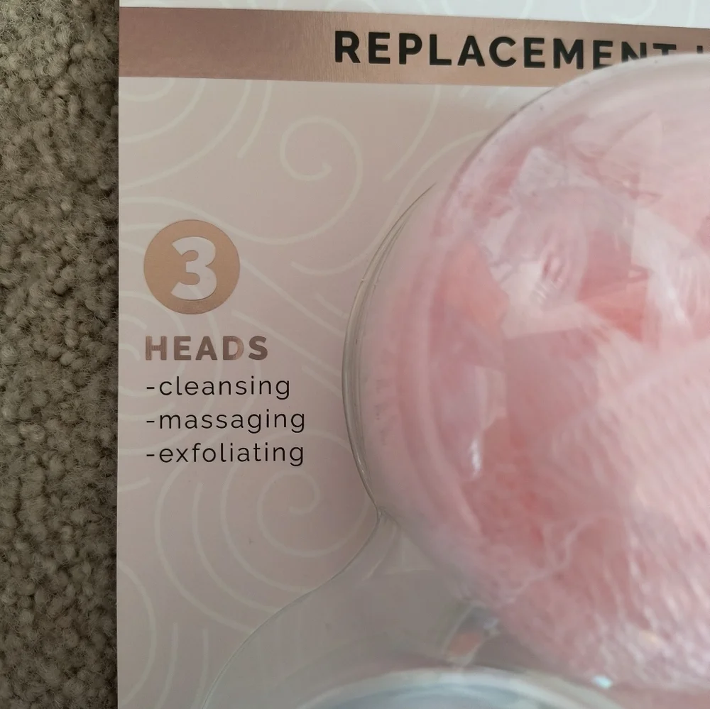 Cleanse Spa Replacement Heads - Pink